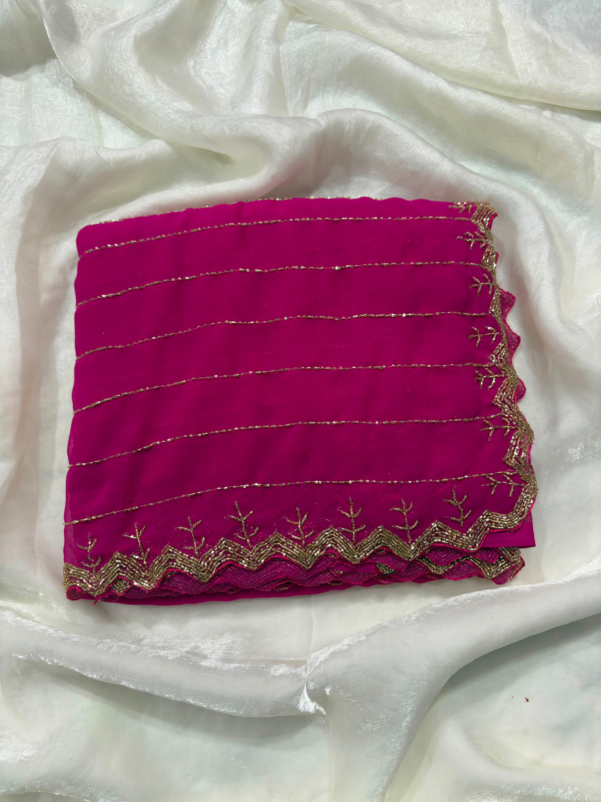 Lines cardana work sarees
