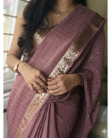 Viscous Georgette with sequence work