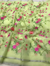 Kota embroidery work sarees