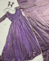 Space Silk Crush Gown