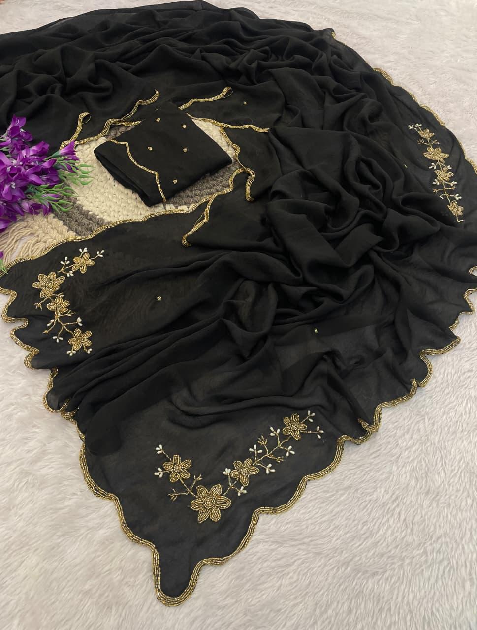 Ranngoli crushed sarees