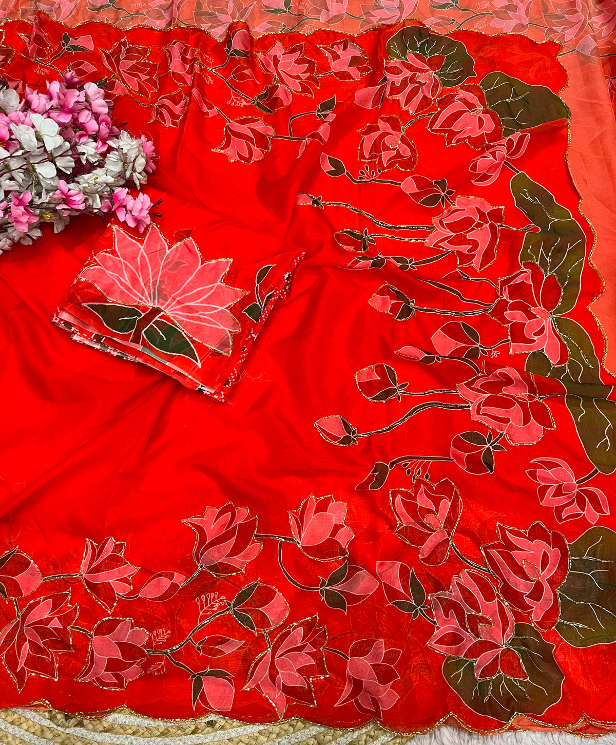 Lotus saree