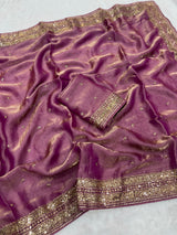 Space silk sarees with butti work