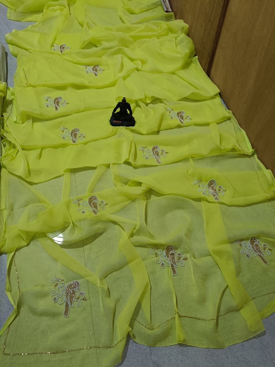 Chiffon Handwork sarees