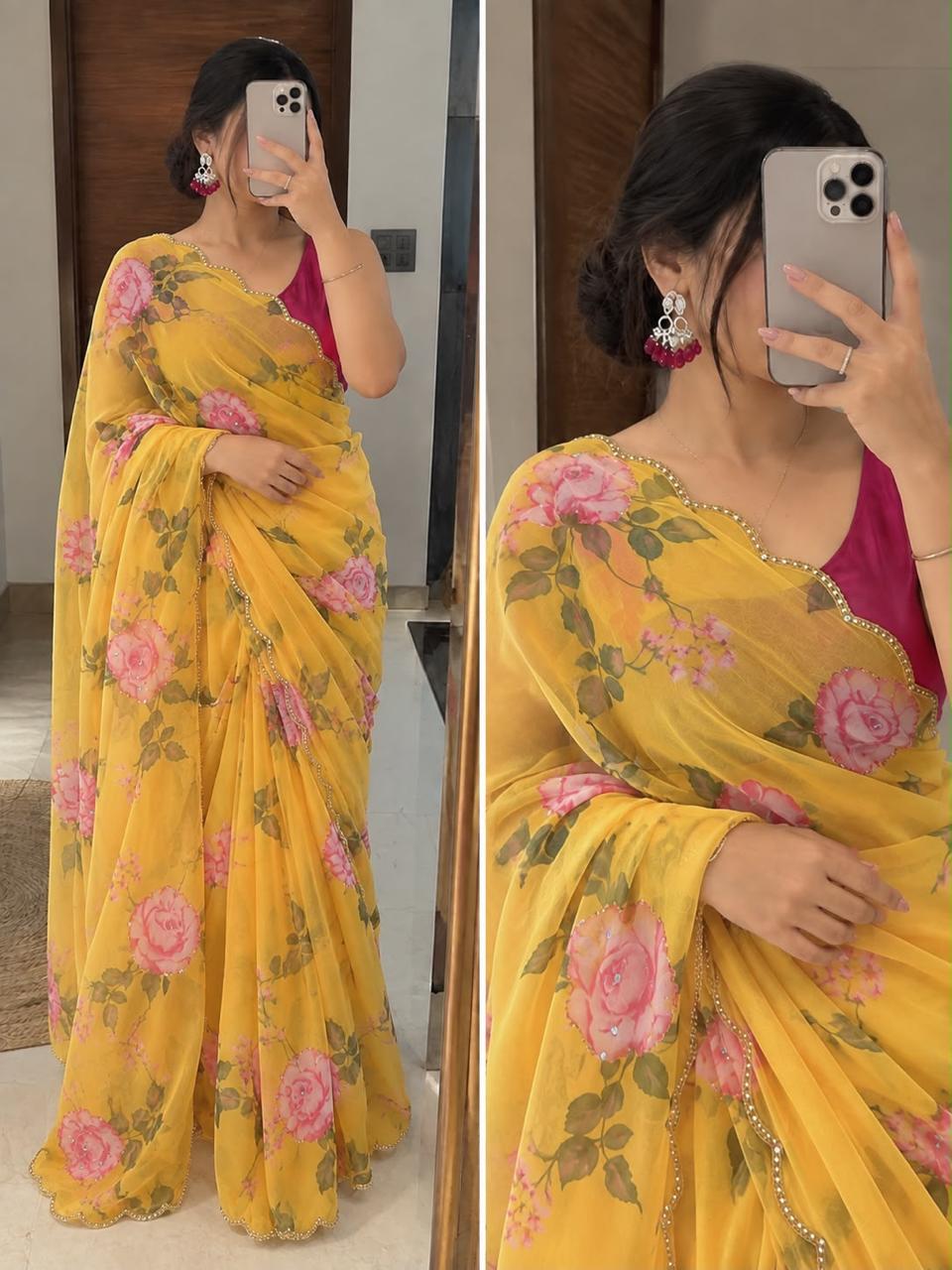 Georgette sarees