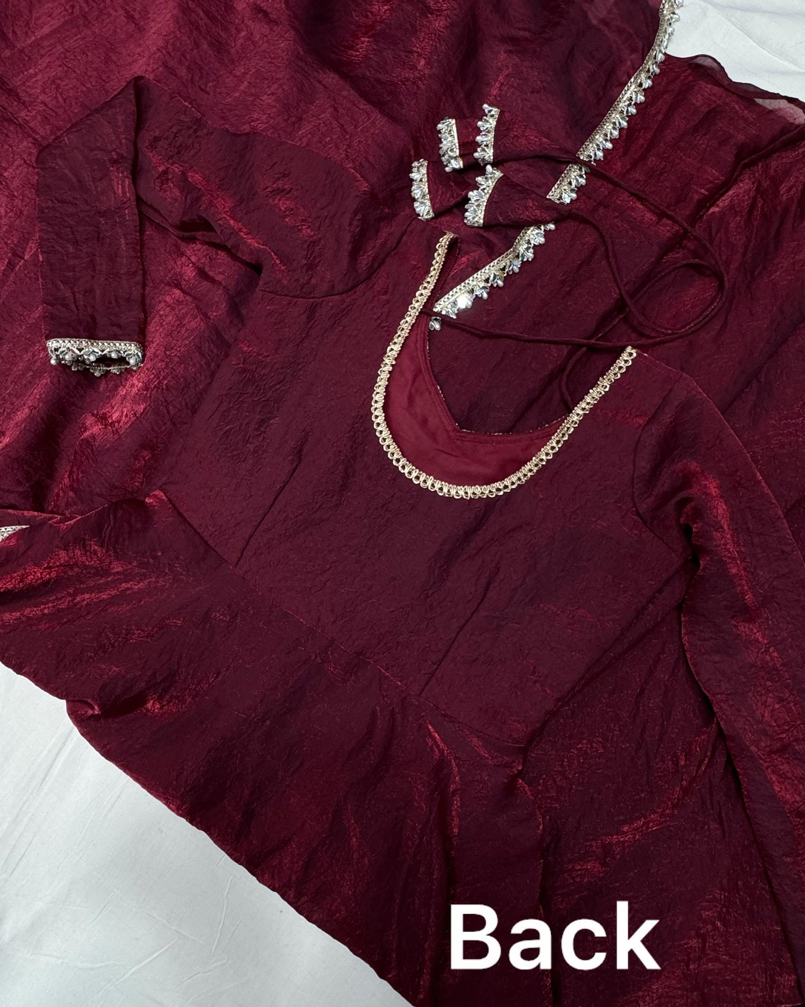 Space Silk Crush Gown