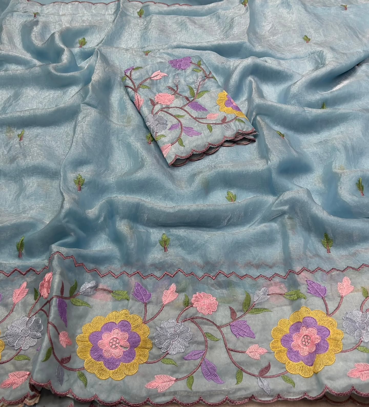 Space silk Embroidery