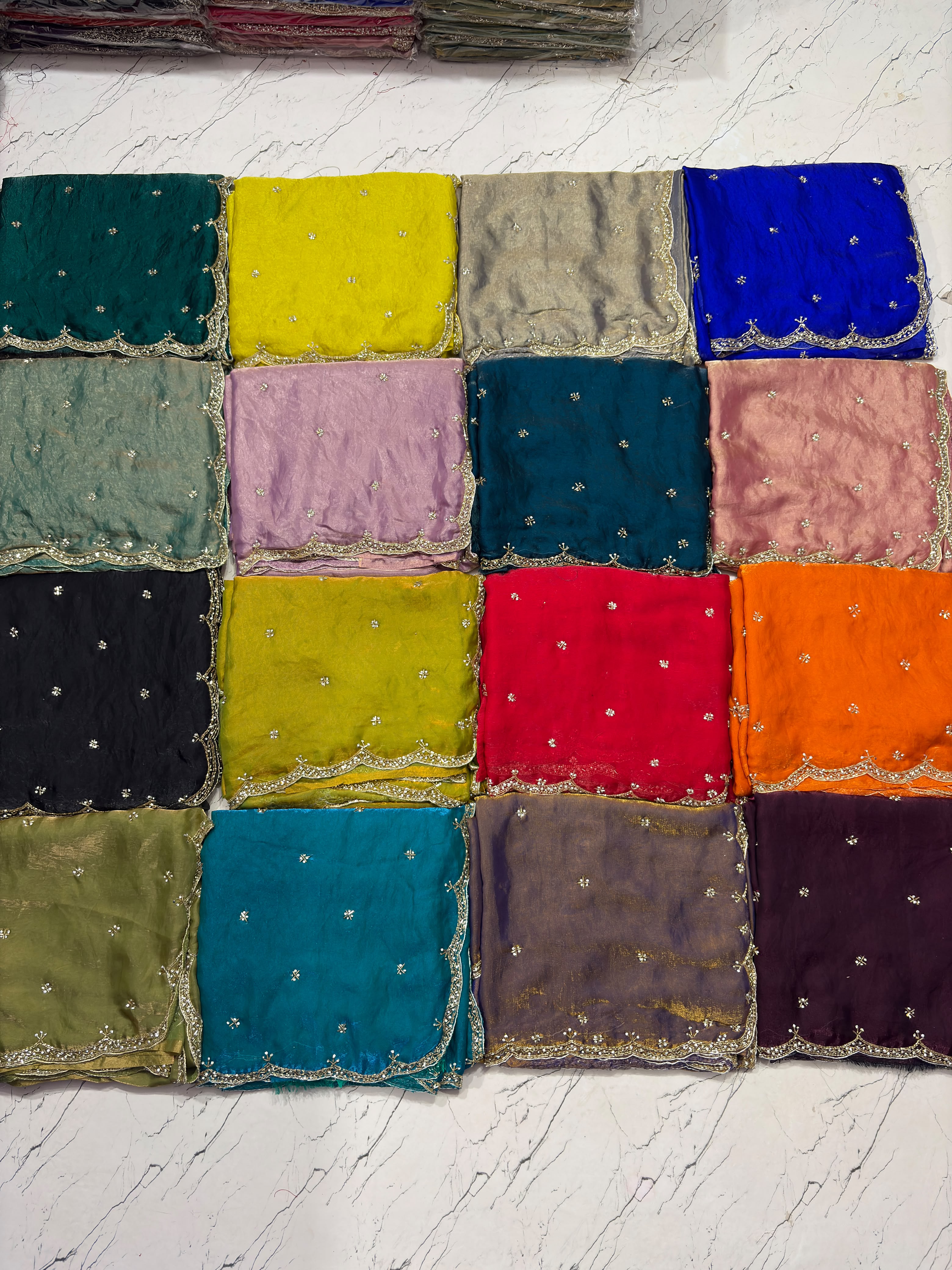 Single line Premium Space silk handwork sarees