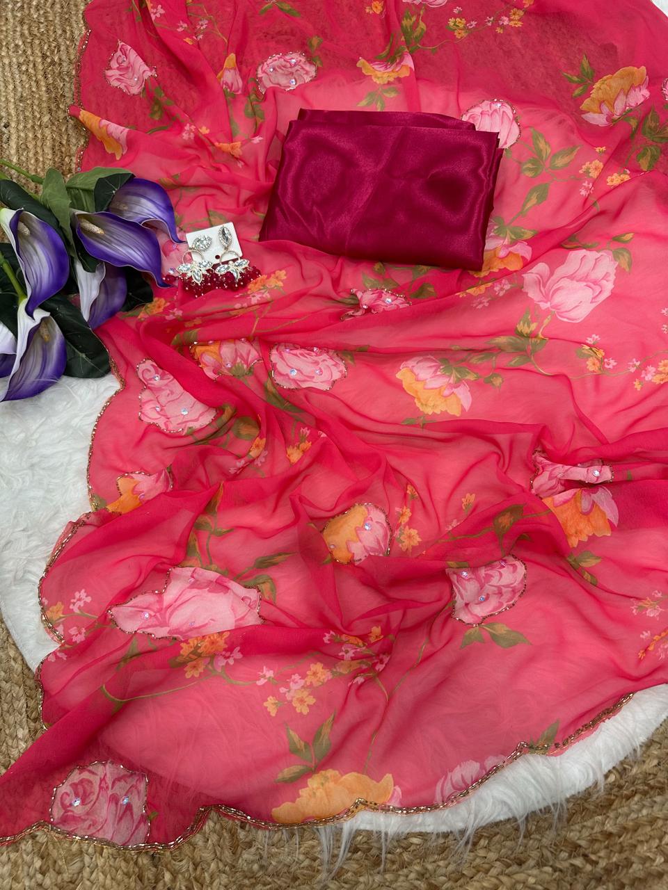 Georgette sarees