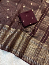 Viscous chex saree