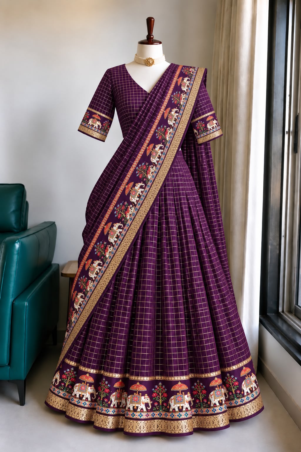 Viscouse georgette lehenga