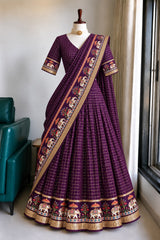 Viscouse georgette lehenga