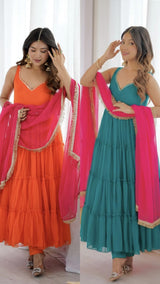 Georgette Chiffon Gown