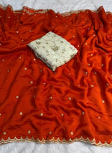 Vichitra silk