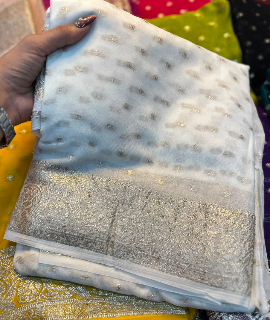 Viscose Georgette Sarees
