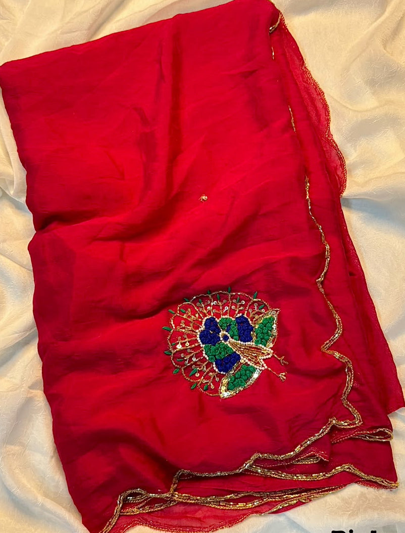 Rangolii Crushed saree