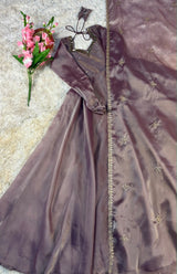 Handwork Gown with dupatta