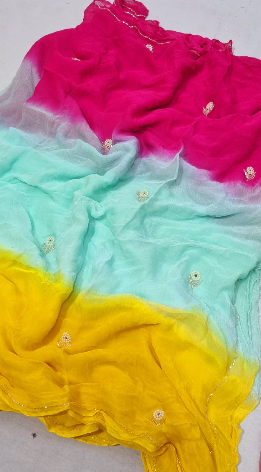 Himaja InspiredButter chiffon saree