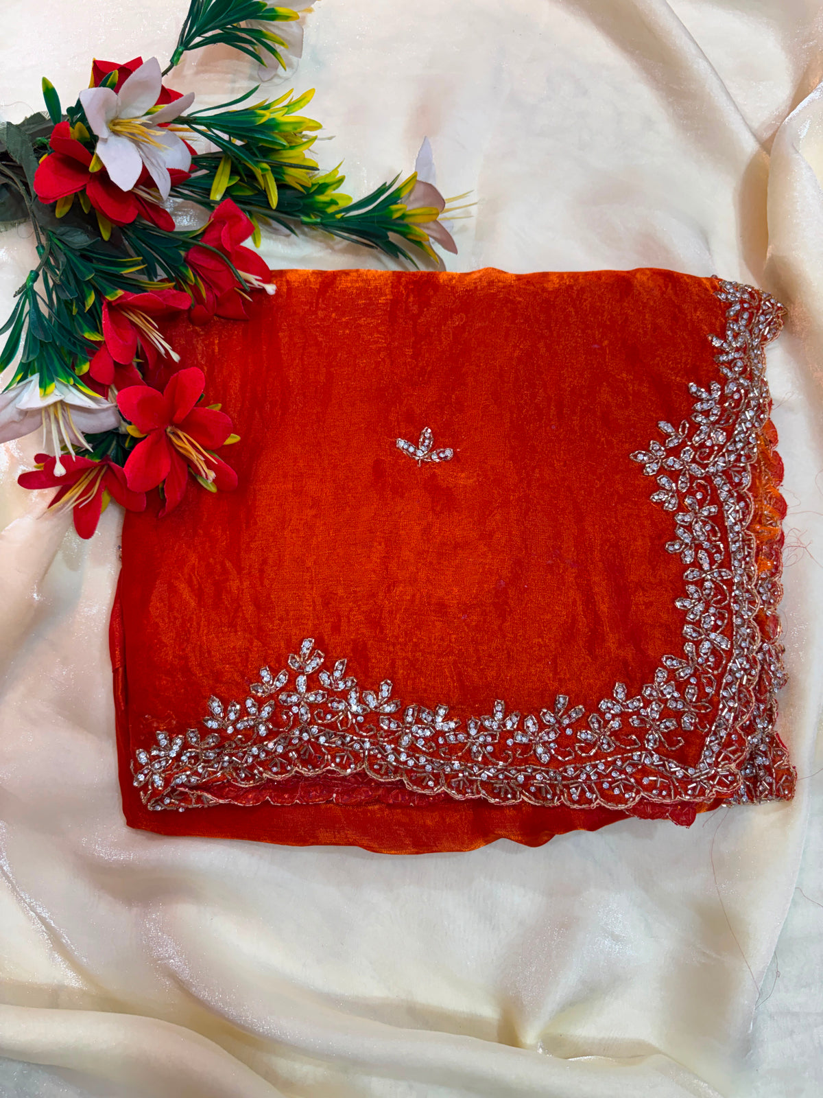 Premium Space silk handwork sarees