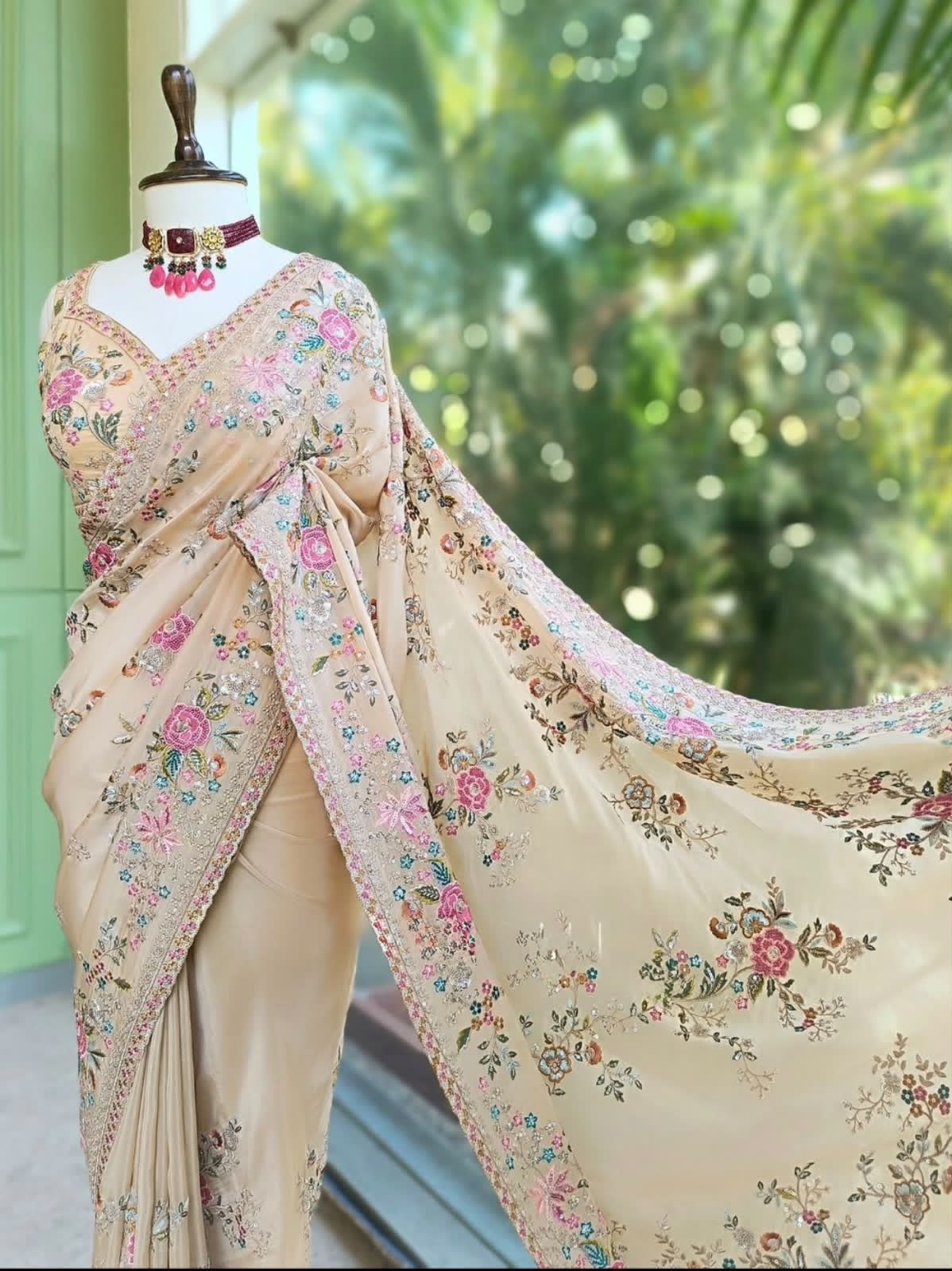 Faux Georgette Sarees