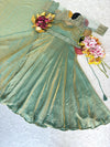 Gown With Coat and Dupatta