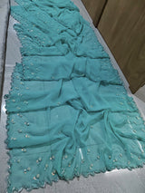Premium Georgette handwork sarees