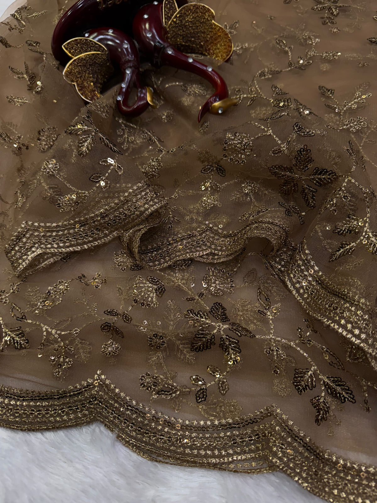 Soft net saree