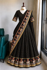 Viscouse georgette lehenga