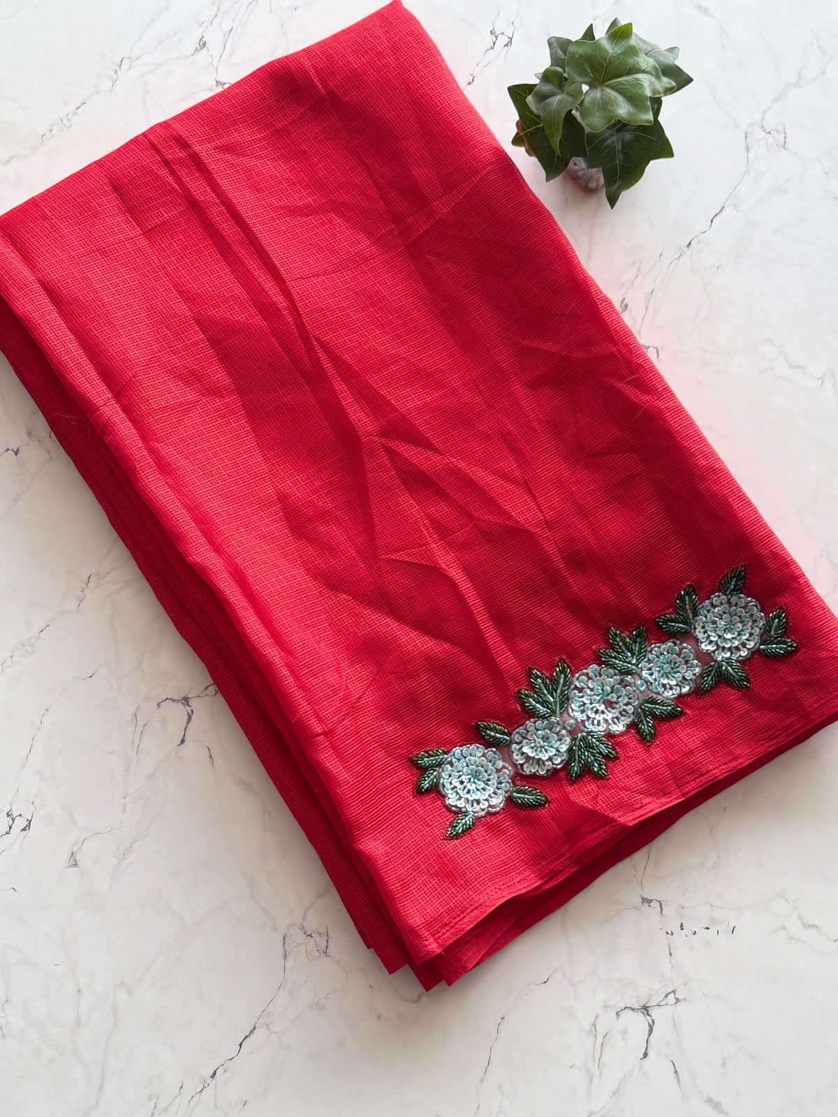 Premium kota saree with Maggam work