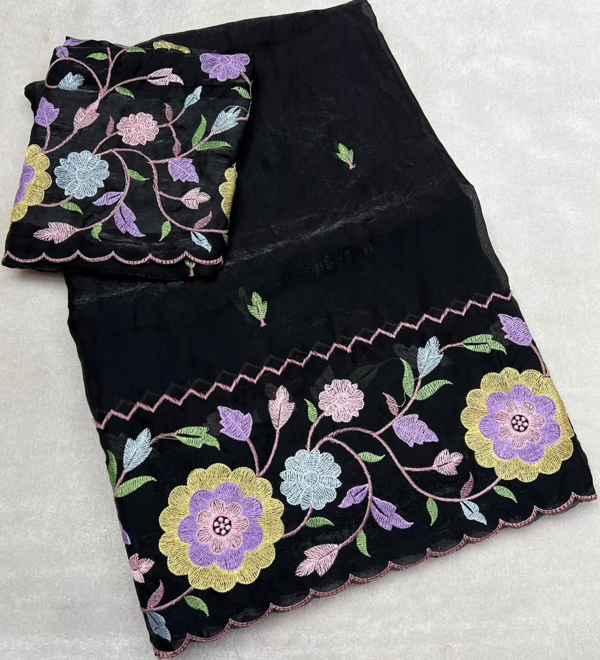 Space silk Embroidery