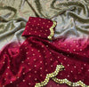 Space silk saree with butti weaving