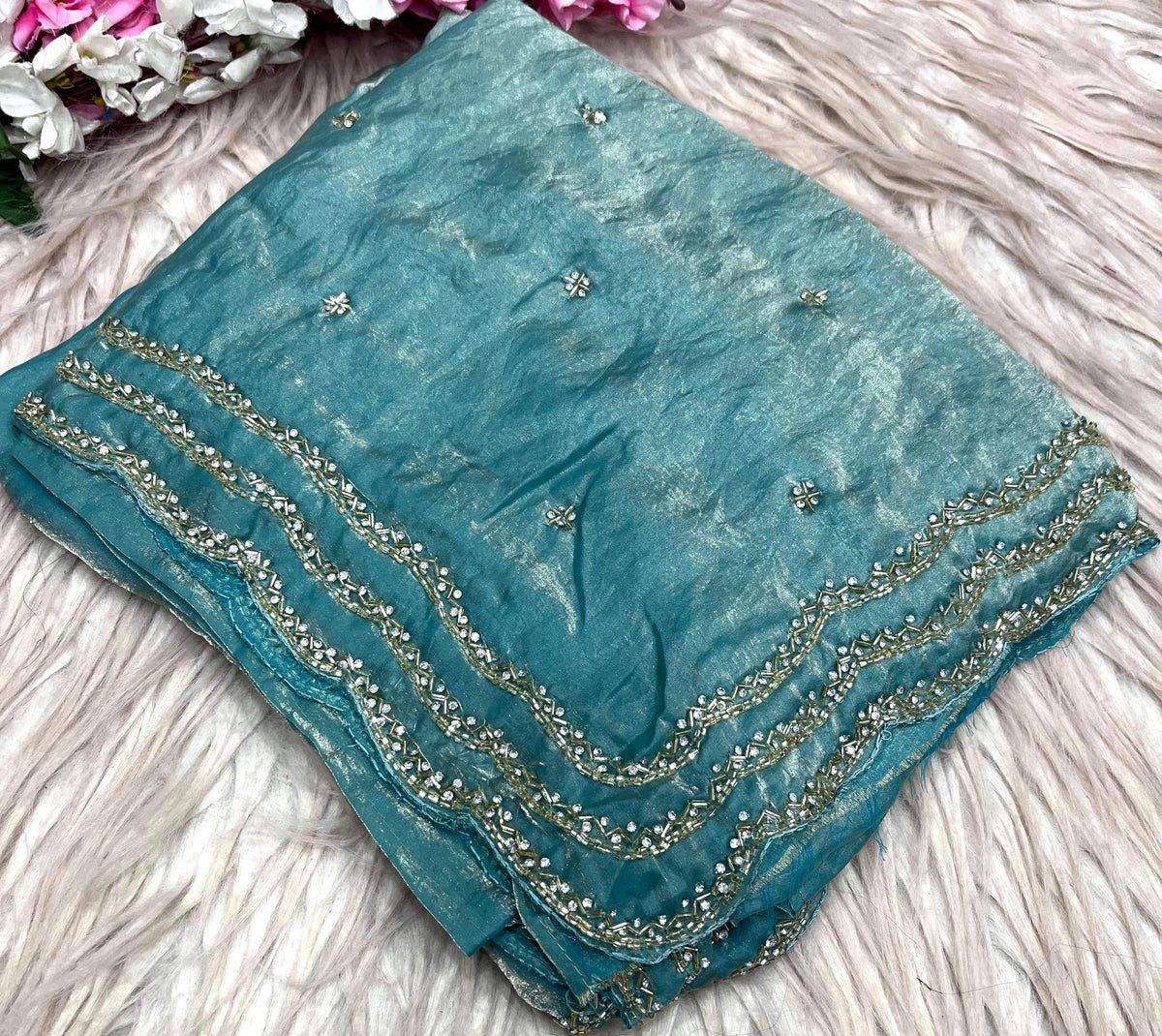 Space silk 3 Line sarees