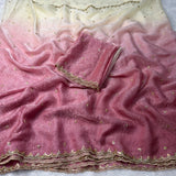 Dual shade Space silk sarees