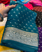 Viscose Georgette Sarees