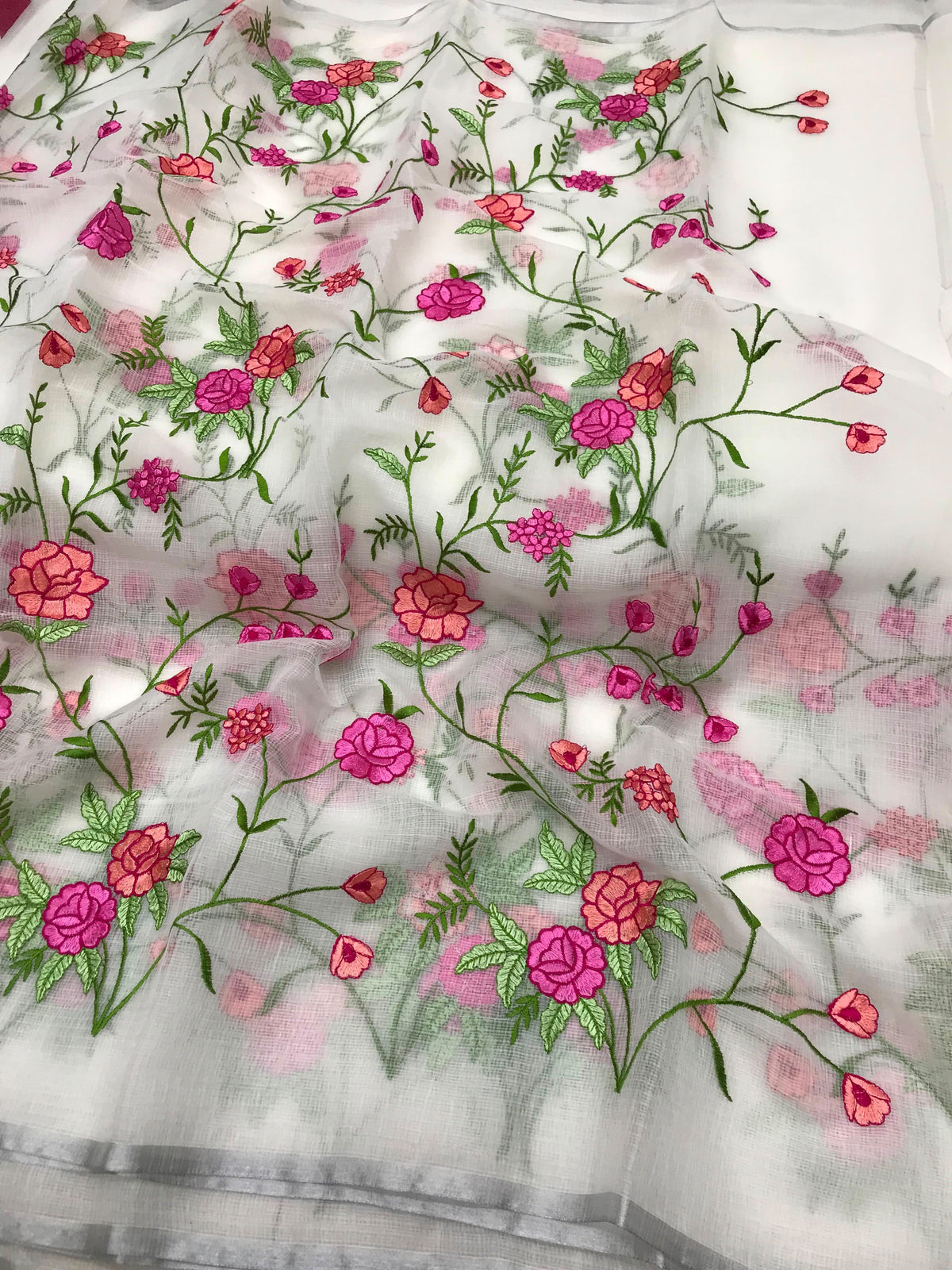 Kota embroidery work sarees