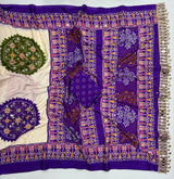 Ajrak crape mirror sarees