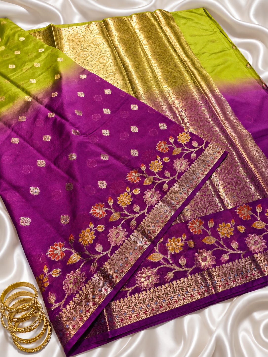 Banarasi viscose silk saree