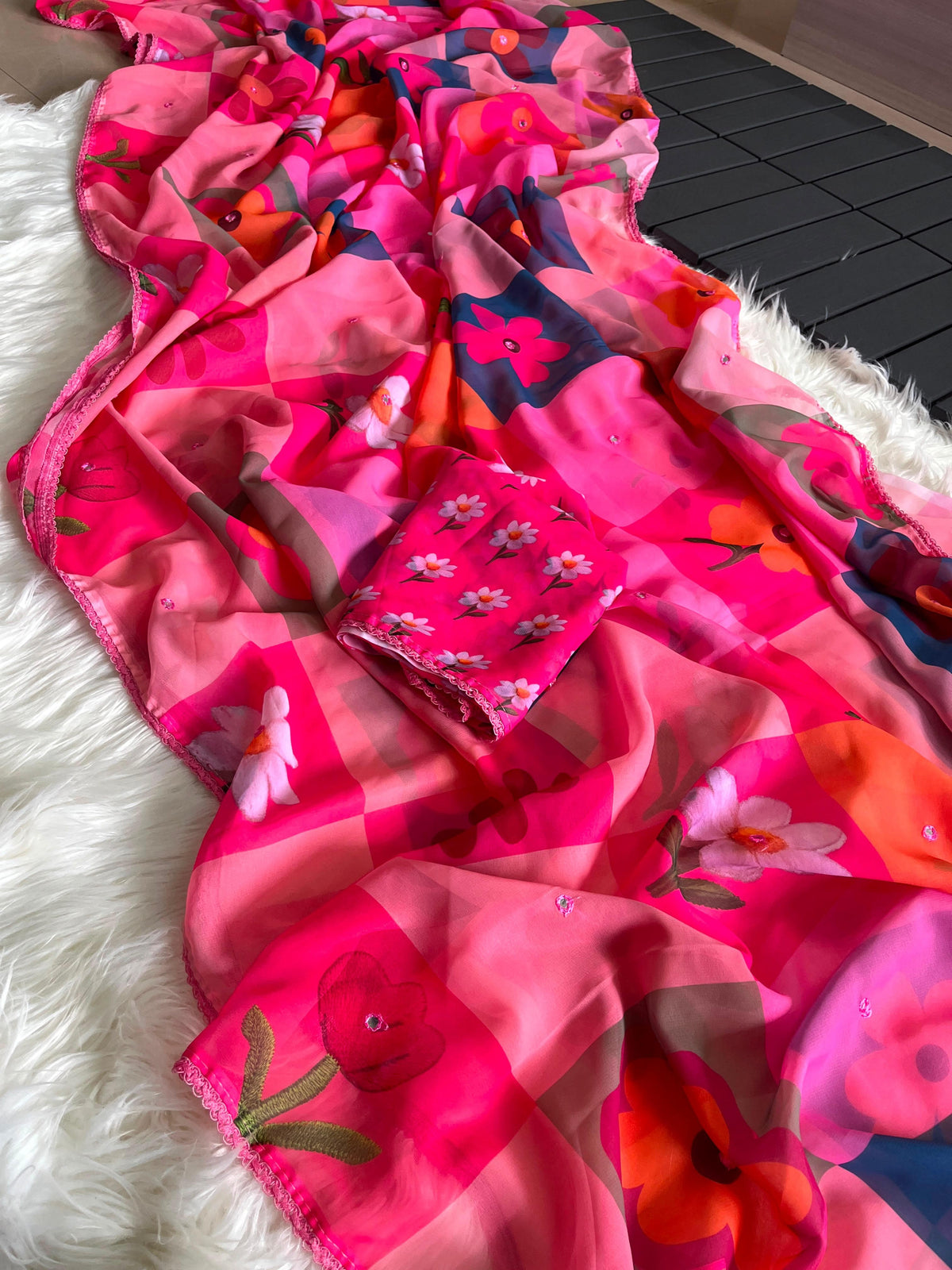 Premium georgette sarees