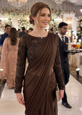 Space silk with designer blouse