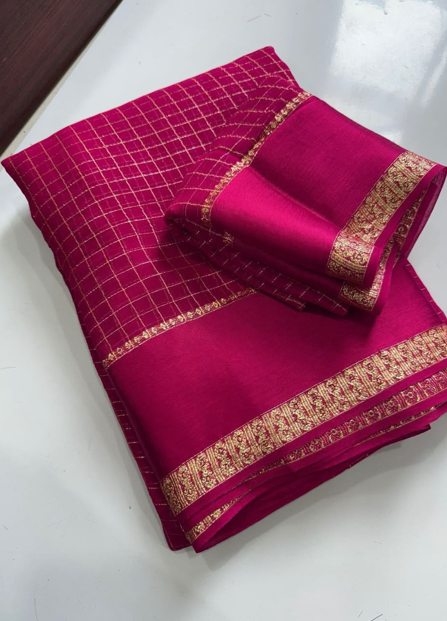 Viscose Georgette Saree