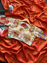 Soft viscose tissue saree