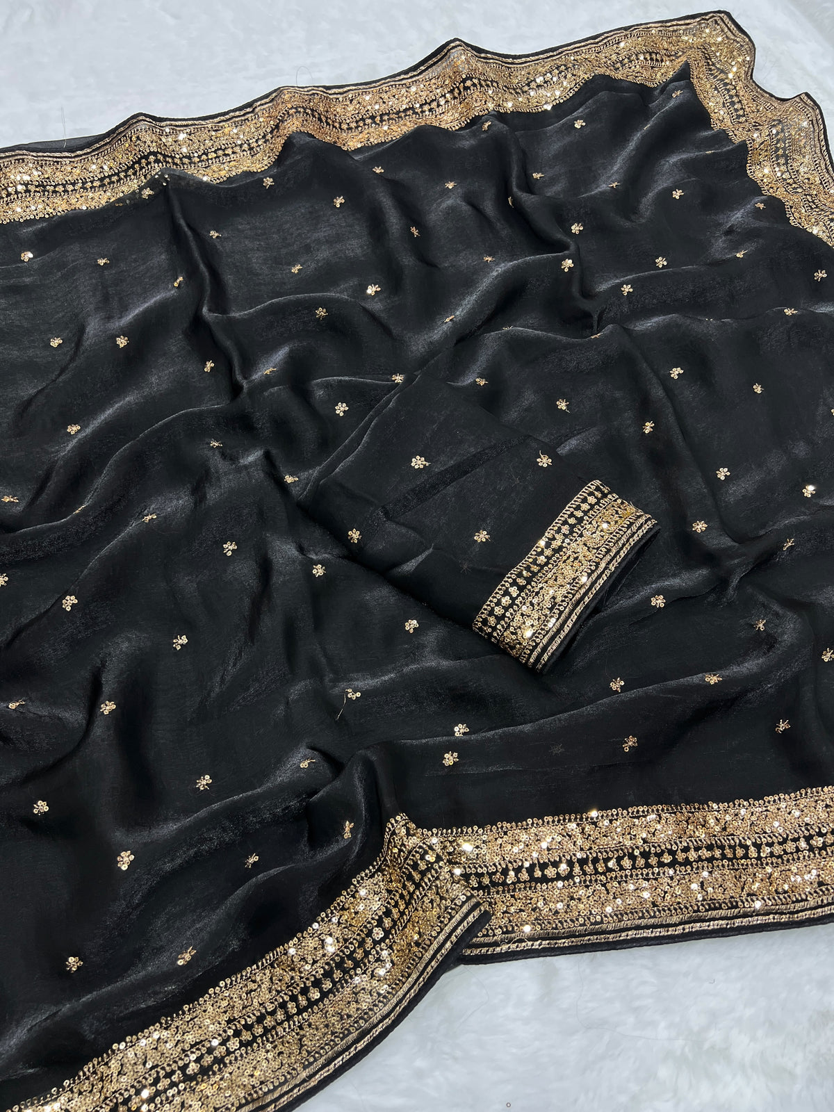 Space silk sarees with butti work