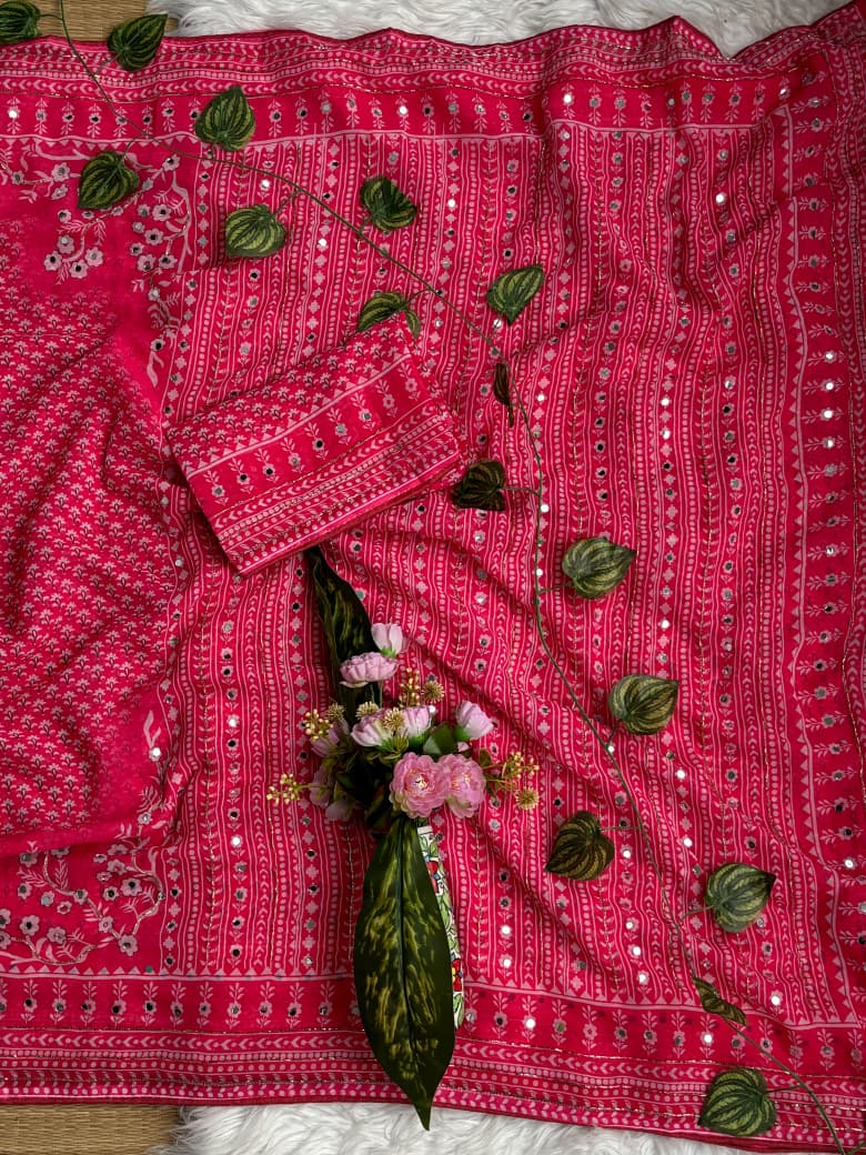 Rashmika inspired saree