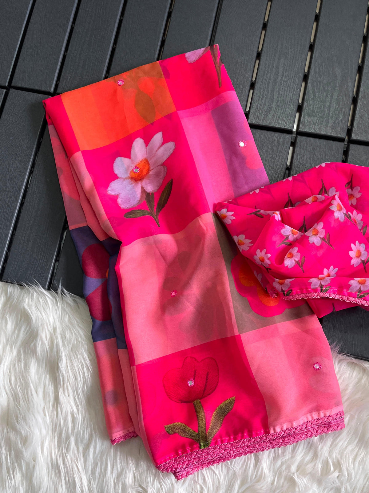 Premium georgette sarees
