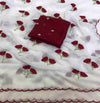 Georgette Saree with embroidery work