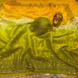 Dual shade Space silk with butti