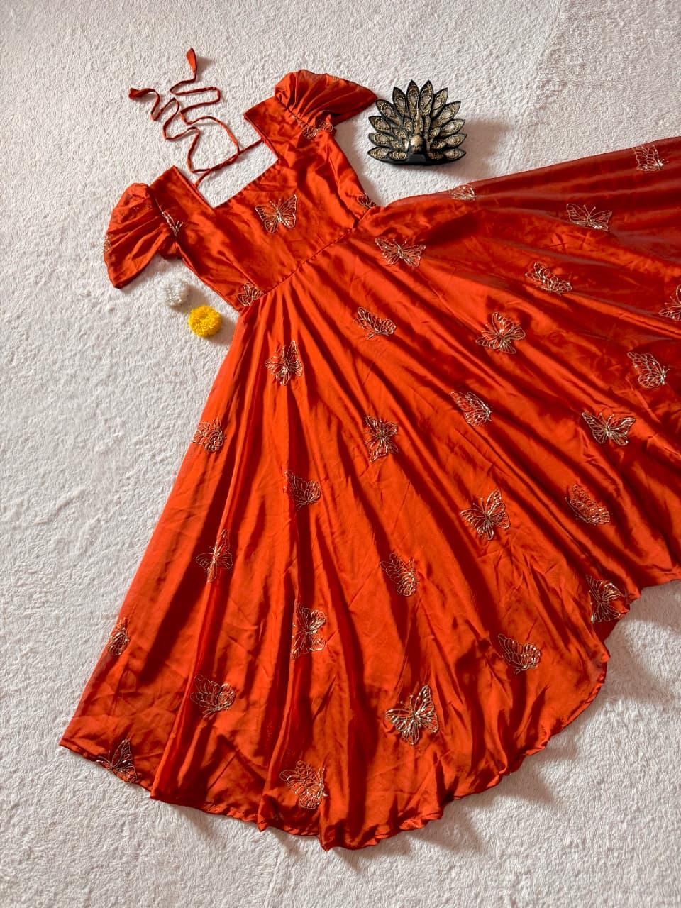 Ranngoli silk Gown