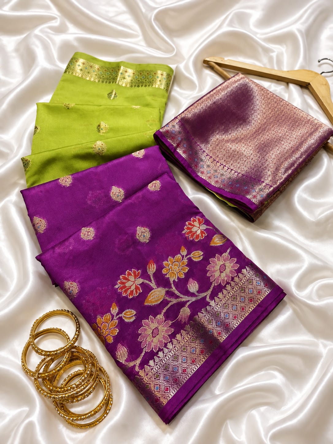 Banarasi viscose silk saree