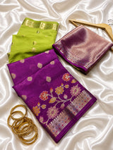 Banarasi viscose silk saree
