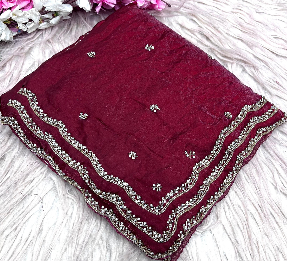 Space silk 3 Line sarees